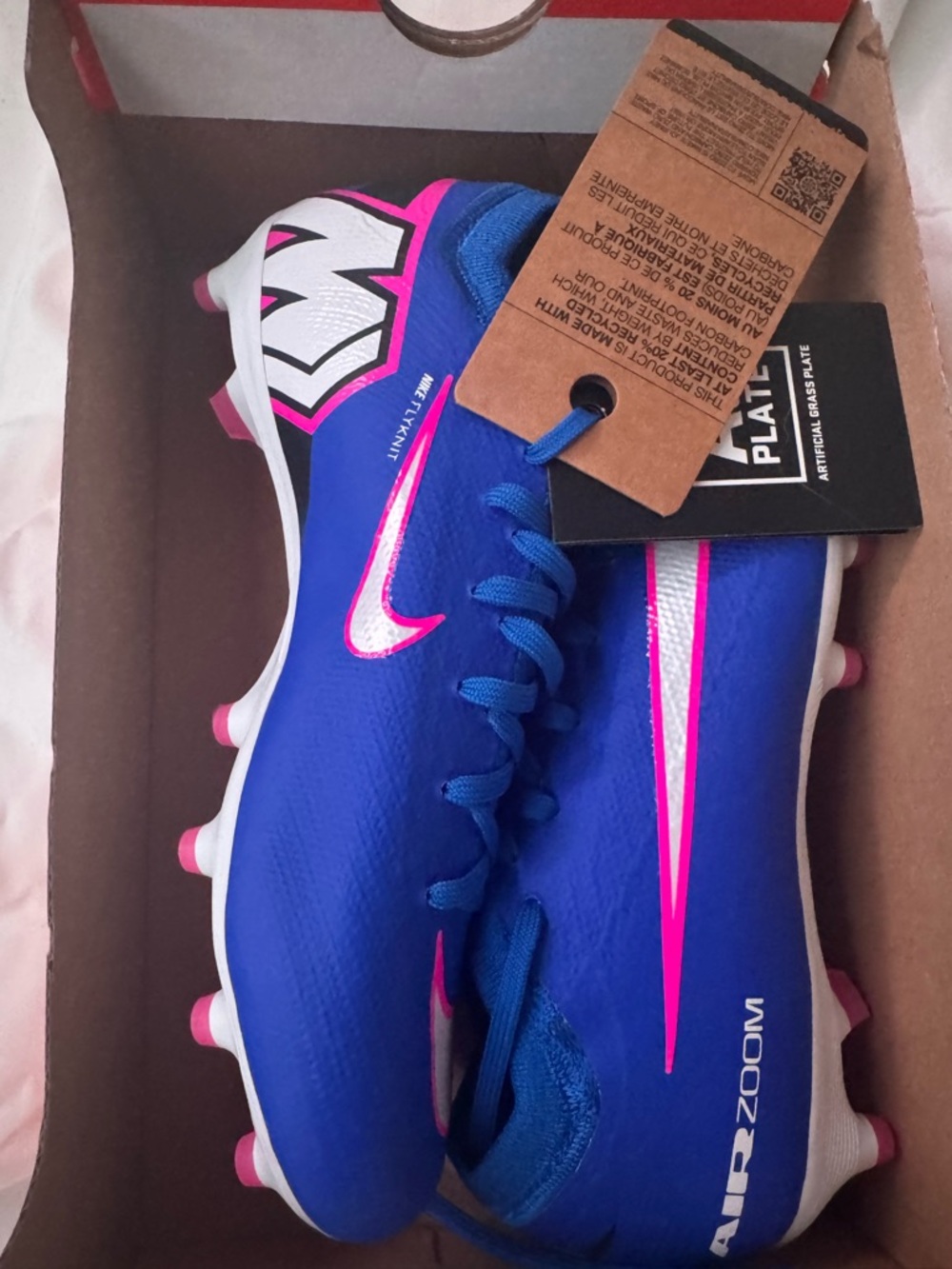 Nike ZM VAPOR 16 pro AD-PRO NIB NWT SIZE 6.5 men (8wmns) soccer cleats limited!